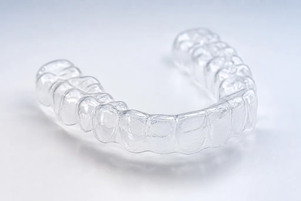 Retenedor dental transparente tipo Essix para evitar la recidiva tras la ortodoncia - Clínica Dental Belmonte, Albacete